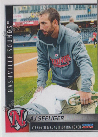 2016 Nashville Sounds AJ Seeliger