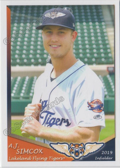 2019 Lakeland Flying Tigers AJ Simcox
