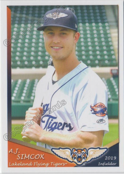 2019 Lakeland Flying Tigers AJ Simcox