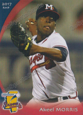 2017 Mississippi Braves Akeel Morris