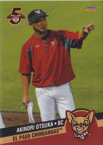 2018 El Paso Chihuahuas Akinori Otsuka