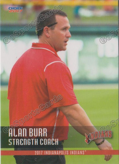 2017 Indianapolis Indians Alan Burr