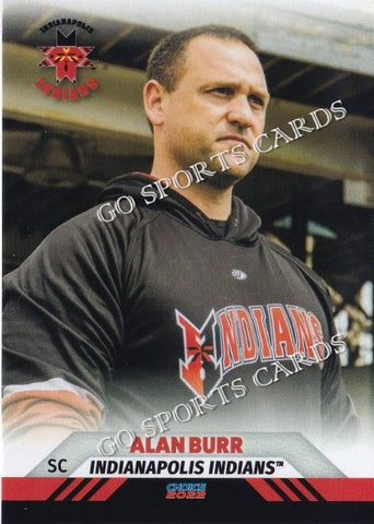 2022 Indianapolis Indians Alan Burr