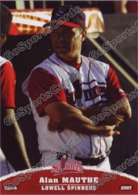2007 Lowell Spinners Alan Mauthe