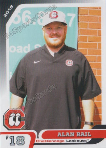 2018 Chattanooga Lookouts Alan Rail