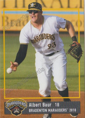 2018 Bradenton Marauders Albert Baur