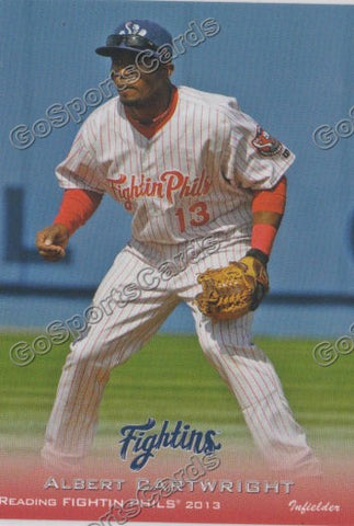 2013 Reading Fightin Phils Phillies Albert Cartwright