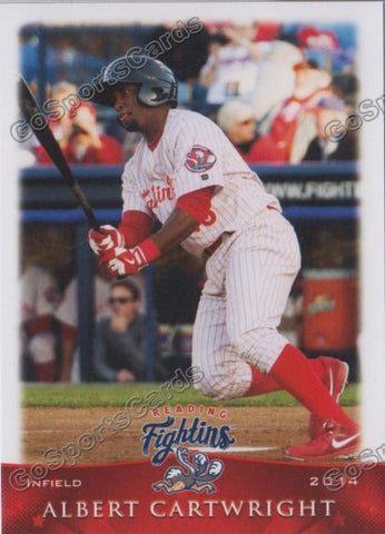 2014 Reading Fightin Phils Albert Cartwright