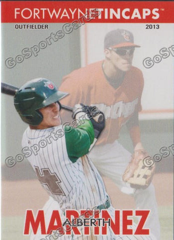 2013 Fort Wayne TinCaps Alberth Martinez