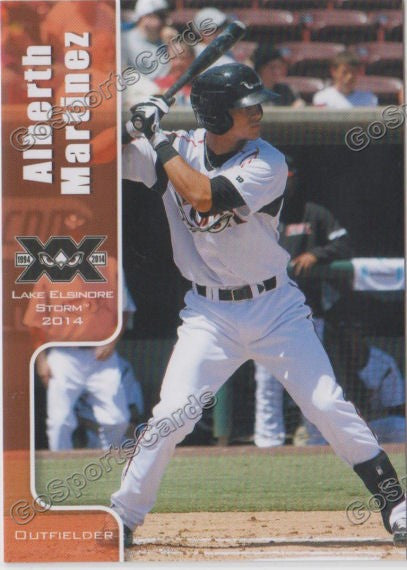 2014 Lake Elsinore Storm Alberth Martinez