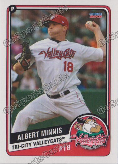 2013 Tri City ValleyCats Albert Minnis