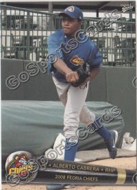 2008 Peoria Chiefs Alberto Cabrera