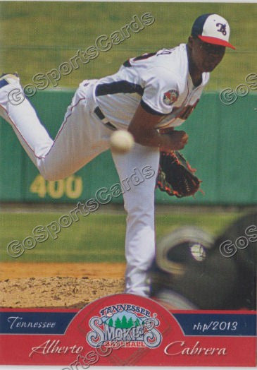2013 Tennessee Smokies Alberto Cabrera