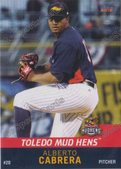 2015 Toledo Mud Hens Alberto Cabrera