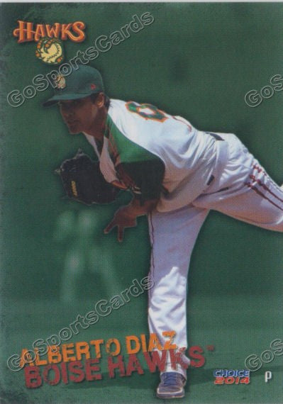 2014 Boise Hawks Alberto Diaz