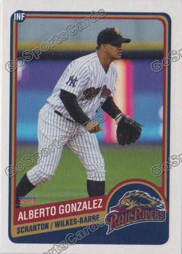 2013 Scranton Wilkes Barre RailRiders Alberto Gonzalez