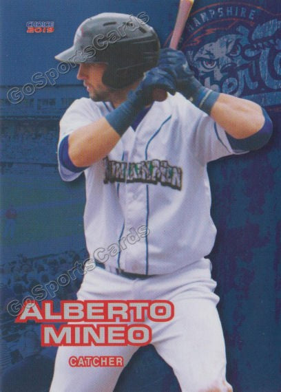 2019 New Hampshire Fisher Cats Alberto Mineo