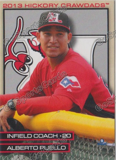 2013 Hickory Crawdads Alberto Puello