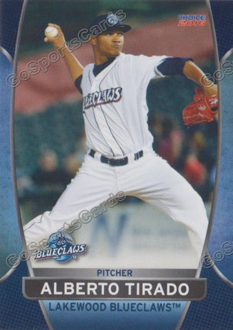 2016 Lakewood BlueClaws Alberto Tirado