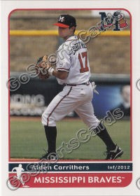 2012 Mississippi Braves Alden Carrithers