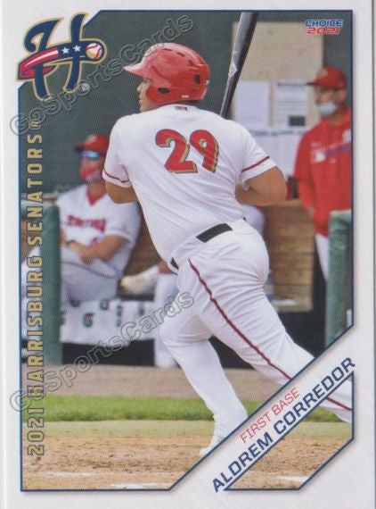 2021 Harrisburg Senators Aldrem Corredor