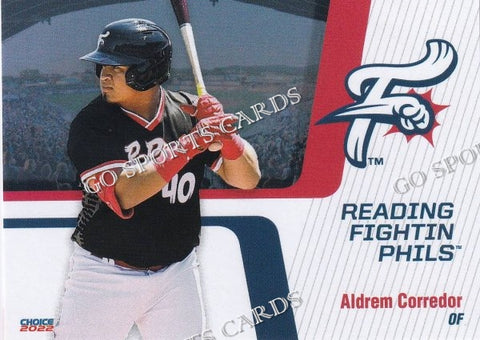 2022 Reading Fightin Phils 1st Aldrem Corredor