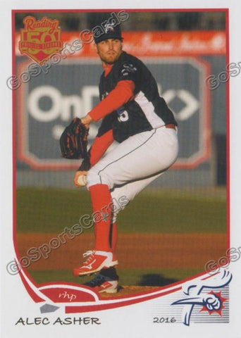2016 Reading Fightin Phils Alec Asher