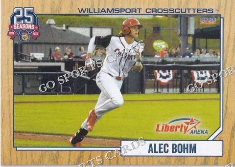 2023 Williamsport Crosscutters 25th Anniversary Alec Bohm