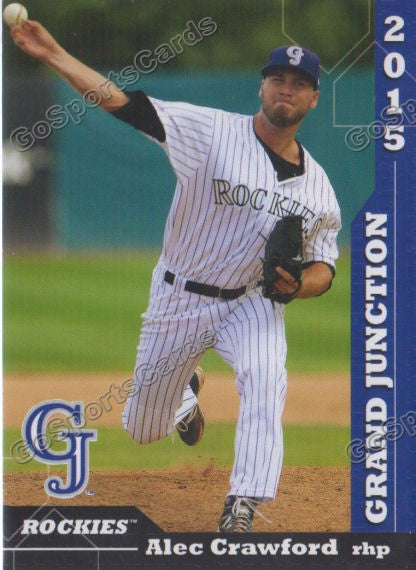 2015 Grand Junction Rockies Alec Crawford