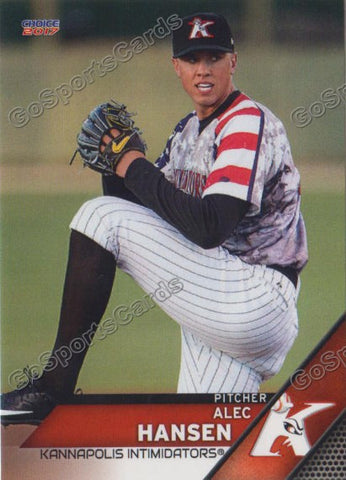 2017 Kannapolis Intimidators Alec Hansen