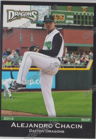 2013 Dayton Dragons Alejandro Chacin