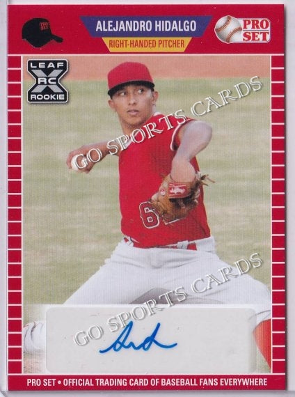 2021 Leaf Pro Set PS-AH1 Alejandro Hidalgo XRC Autograph