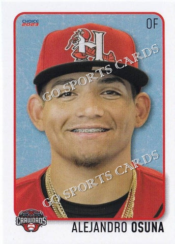 2023 Hickory Crawdads 1st Alejandro Osuna