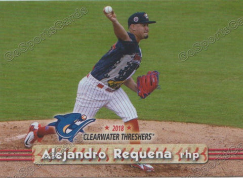 2018 Clearwater Threshers Alejandro Requena