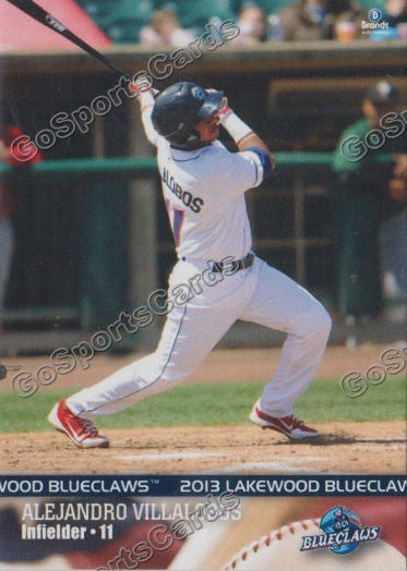 2013 Lakewood BlueClaws Alejandro Villalobos