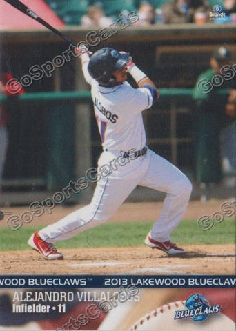 2013 Lakewood BlueClaws Alejandro Villalobos