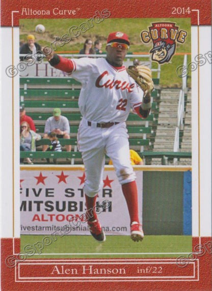 2014 Altoona Curve Alen Hanson
