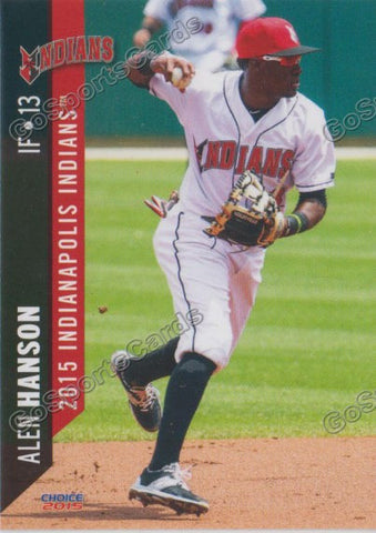 2015 Indianapolis Indians Alen Hanson