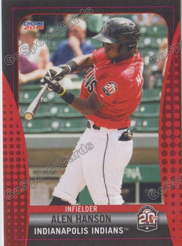 2016 Indianapolis Indians Alen Hanson
