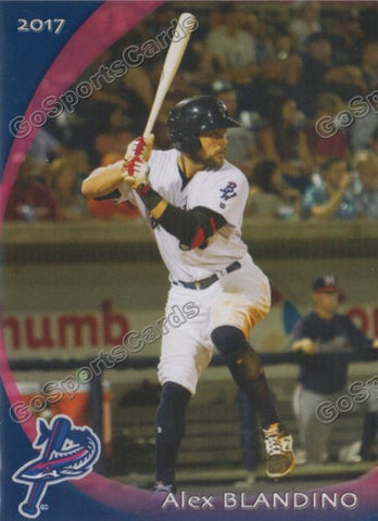 2017 Pensacola Blue Wahoos Alex Blandino