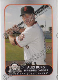 2012 San Jose Giants Alex Burg