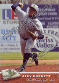 2007 Beloit Snappers Alex Burnett