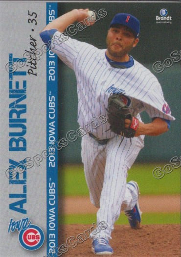 2013 Iowa Cubs Alex Burnett