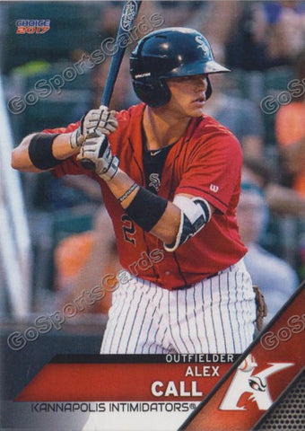 2017 Kannapolis Intimidators Alex Call