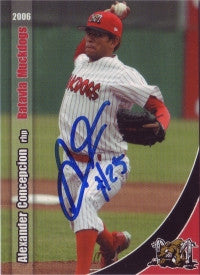 Alexander Concepcion 2006 GrandStand Batavia MuckDogs (Autograph)