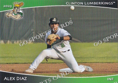 2023 Clinton LumberKings Alex Diaz