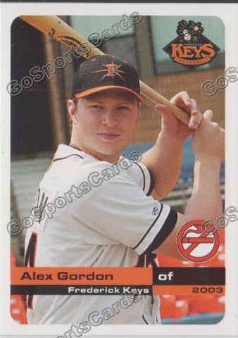 2003 Frederick Keys SGA Alex Gordon