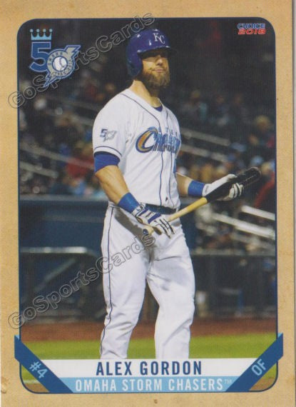 2018 Omaha Royals Alex Gordon