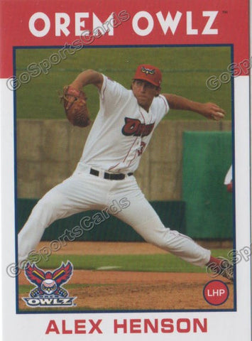 2016 Orem Owlz Alex Henson