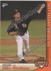 2011 Fresno Grizzlies Alex Hinshaw